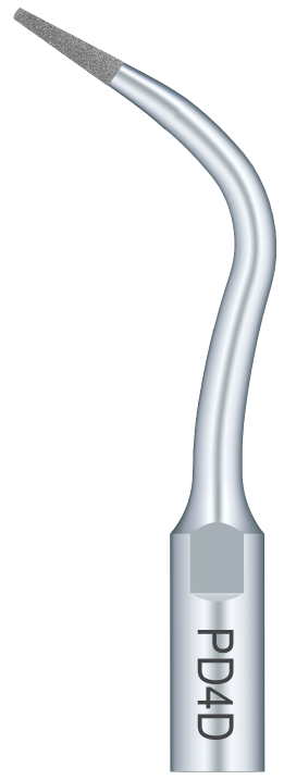 ZEG Spitze PD4D für Satelec-Scaler – diamantiert